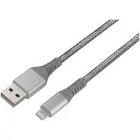 Dacota Platinum USB-Lightning Johto 2 M, harmaa
