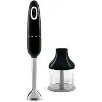 Smeg 50's Style sauvasekoitin silppurilla Musta