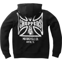 West Coast Choppers Choppers Dominator Vetoketjuhuppari Musta Miehet, size 3XL