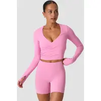 ICANIWILL Nimble Wrap Long Sleeve Soft Rose Pink
