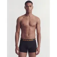 Jack & Jones Bokserishortsit 'JACLad' vesi / tummanvioletti / oranssi / musta