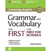 Grammar and Vocabulary for First and First for Schools Book with Answers and Audio