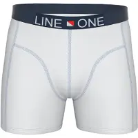 Line One Bokserishortsit 'Herren Boxershorts aus Baumwolle' valkoinen