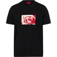 HUGO Dirom 10268981 Red Lyhythihainen T-paita