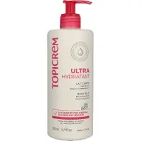Topicrem Kosteuttava maito - - Les Essentiels - 500ml - 24h kosteutus - Kuiva ja kuivunut iho