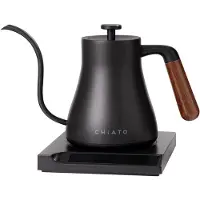 Chiato flowPLAY Gooseneck vedenkeitin – 0.6 l, musta