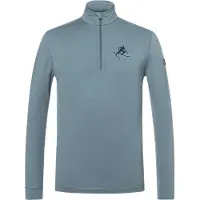 Super.natural Men's Tundra175 Toni Zip 1/4 Stormy Weather/blueberry/f. Grey Pitkähihaiset topit M