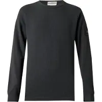 Calvin Klein Jeans Ls Waffle Badge Crewnk Tee - Black - M