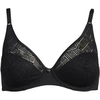 Chantelle EasyFeel Emma Covering Molded Bra - Black - 85 E