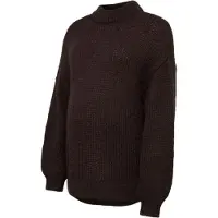 Vero moda Maternity Neulepaita 'VMMAYBE' tummanruskea