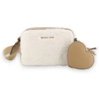 Michael Kors for girl. R30816 White Sheepskin Bag (OSFA), Casual, Polyester, children's fashion