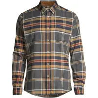 Barbour Men's Ronan Tailored Check Grey Marl Pitkähihaiset kauluspaidat XL