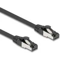DeLOCK 80576, 15 m, Cat8.1, S/FTP (S-STP), RJ-45, RJ-45, Musta