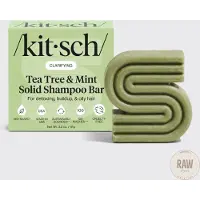 Raw Organic KITSCH Clarifying Tea tree Solid Shampoo