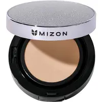Mizon Vegan Collagen Cushion SPF38 PA++ pitkäkestoinen cushion-meikkivoide korkea UV-suoja sävy #21 Light Beige 2x15 g
