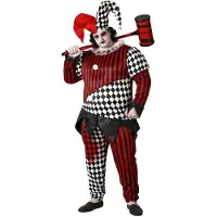 Atosa Miesten Harlequin Halloween-asu