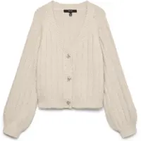 Vero Moda Neuletakki 'VMSally' vaaleabeige