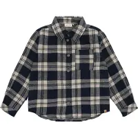 Minymo Shirt Ls Check - Navy - 122