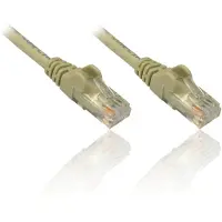 Gembird PP12-1M, 1 m, Cat5e, RJ-45, RJ-45, Beige