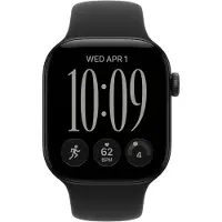 Apple Watch 42 mm Urheiluranneke S/M, musta