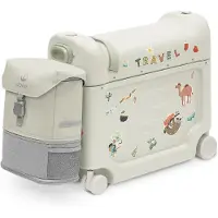 Stokke JetKids BedBox bundle Sea Green, sis. matkalaukku ja reppu