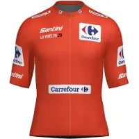 Santini La Vuelta Red 2026 Lyhythihainen Pyöräilypaita
