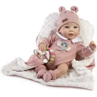 MuÑecas Guca Nadia Reborn Vauva Ilman Hiuksia 38 Cm