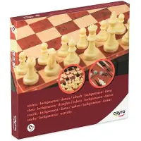 Cayro Magneettinen Shakki-tammi-ja Backgammon-lautapeli