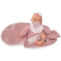MuÑecas Antonio Juan Kika Itki Huivilla Vauvanuken Kanssa 27 Cm