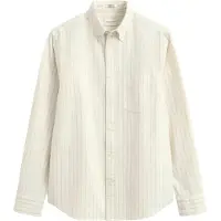 Gant Reg Archive Oxford Stripe Shirt - Cream - S