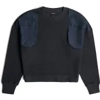 G-Star Mixed Media Sweater - Medium blue - Women