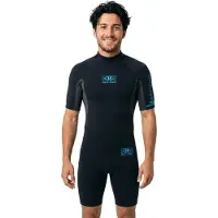 Ocean & Earth Surf School Springy 2 Mm Lyhythihainen Shorty-märkäpuku Selkävetoketjulla