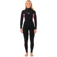 Rip Curl Dawn Patrol 3/2 Mm Gb Naisten Pitkähihainen Neopreenipuku Vetoketjulla Rinnassa