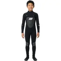 West Lotus Fluid Seam 3/2 Mm Junior-märkäpuku Jossa Vetoketju Rinnassa Ja Pitkät Hihat