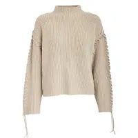 Minus Mssylvia Knit Pullover - Beige - XL