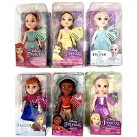 JAKKS Pacific Disneyn Prinsessat Nukke Ja Kampa 5 Kappaletta Satunnaisella Toimituksella Lajiteltu 15 Cm