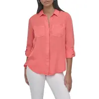 DKNY Dw3500002 Pitkähihainen Kauluspaita