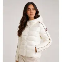 Colmar for woman. 22000022-3JQ Off-white Heritage down jacket (42), Casual, Polyamide