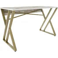 Skye Decor Työpöytä Gyza - valkoinen