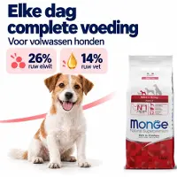 Monge Best For Breeders Dog Mini Adult 26/14 kuivaruoka pienten rotujen koirille, 15 kg