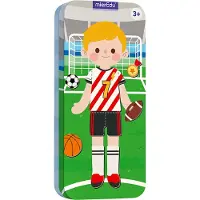 MierEdu Magnetic Travel Box - Sports Stars - Multi/patterned - ONE SIZE