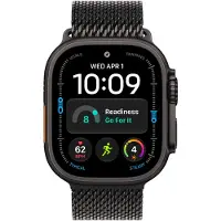 Apple Watch 49 mm Milanolaisranneke L, musta titaani