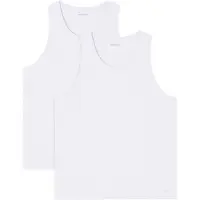 Emporio Armani for man. EM005315_AF24322 Set of 2 white T-shirts (S), Homewear, Cotton, Sleeveless / Straps