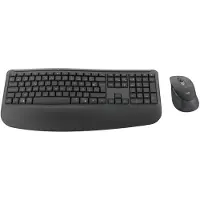Logitech Signature Comfort Plus Combo MK880 for Business (Graphite) - Näppäimistö ja Hiirisetti - Ranskalainen - Harmaa