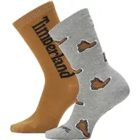 Timberland All Over Print Boot Crew-sukat 2 Yksiköt