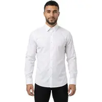 BOSS for man. 50567579 Relegant 6 shirt white (6XL), Casual, Linen, Classic, Long sleeve