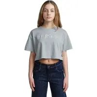 G-Star Girls Boxy Cropped Tee - Light blue - girls