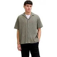 Jack & Jones Jjsean Resort Shirt Ss - Khaki green - S