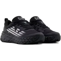 Emporio Armani unisex. X8X239_XK432 Trainers Kobra black (39 1/3), Flat, Laces, Casual, Sport, Multisport