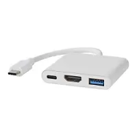 Nedis USB C -moniporttisovitin